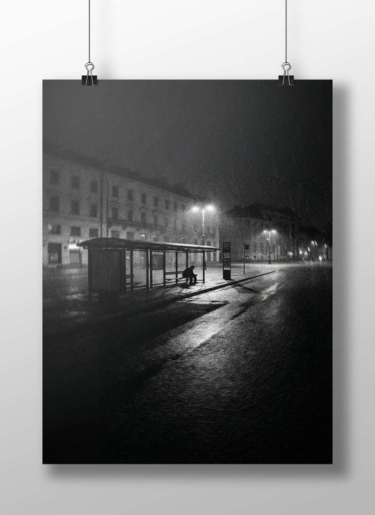 Anonymous Individual Noir Matte BoizzBoard rigid print — Art wall art India | PosterBoizz