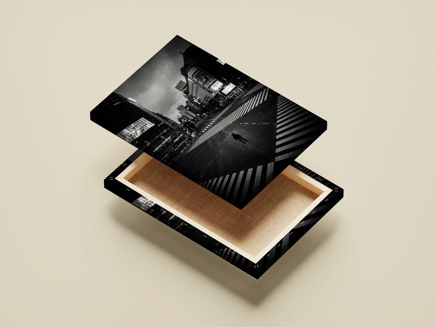 Shibuya Crossing Main Subject: Shibuya Crossing Canvas wall art — Art wall art India | PosterBoizz