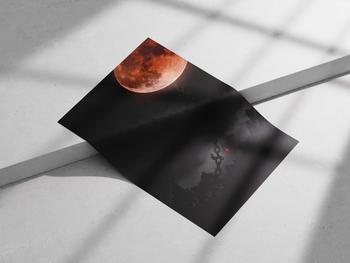 N/A Modern Digital Noir Matte poster print — Art wall art India | PosterBoizz