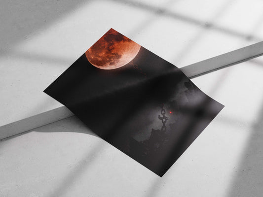N/A Modern Digital Noir Matte poster print — Art wall art India | PosterBoizz