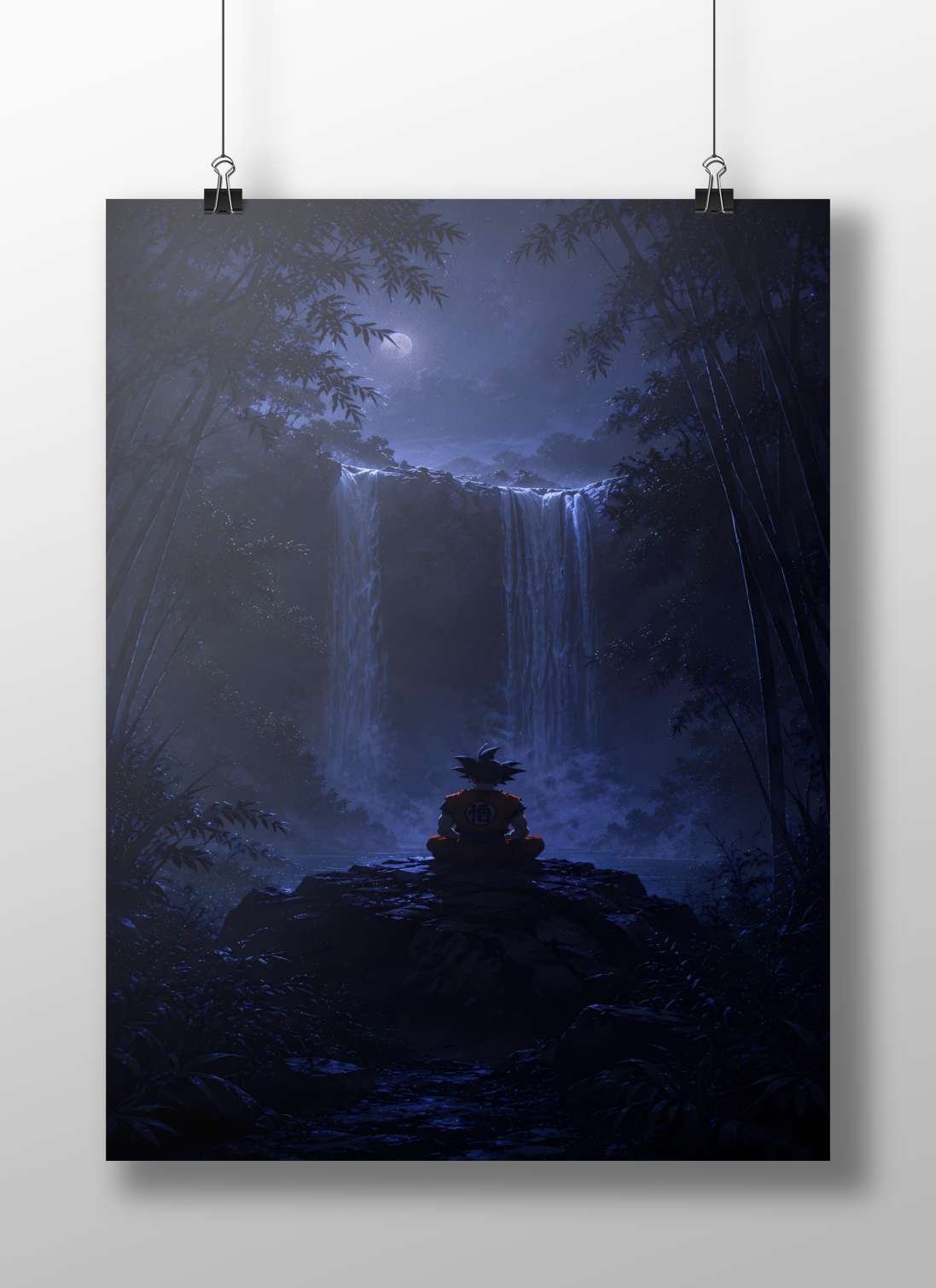 Son Goku (Dragon Ball franchise) Main Subject: Son Goku (Dragon Ball franchise) Matte BoizzBoard rigid print — Anime wall