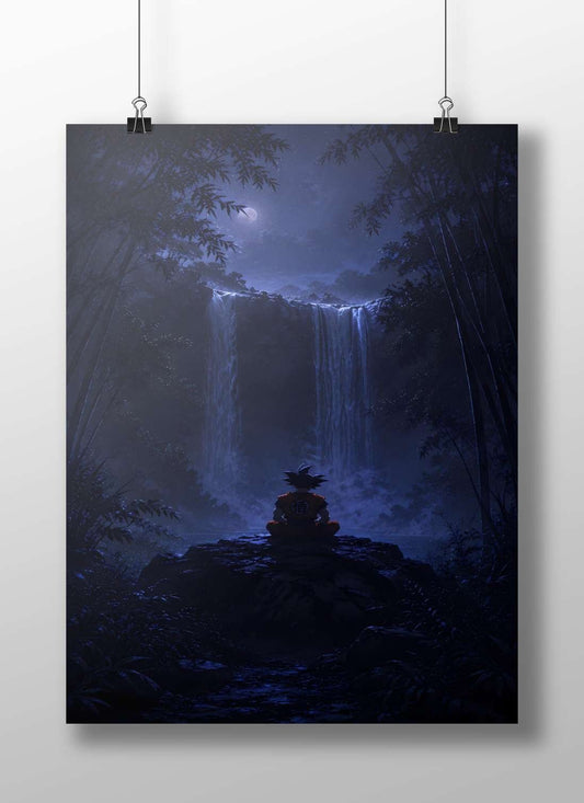 Son Goku (Dragon Ball franchise) Main Subject: Son Goku (Dragon Ball franchise) Matte BoizzBoard rigid print — Anime wall