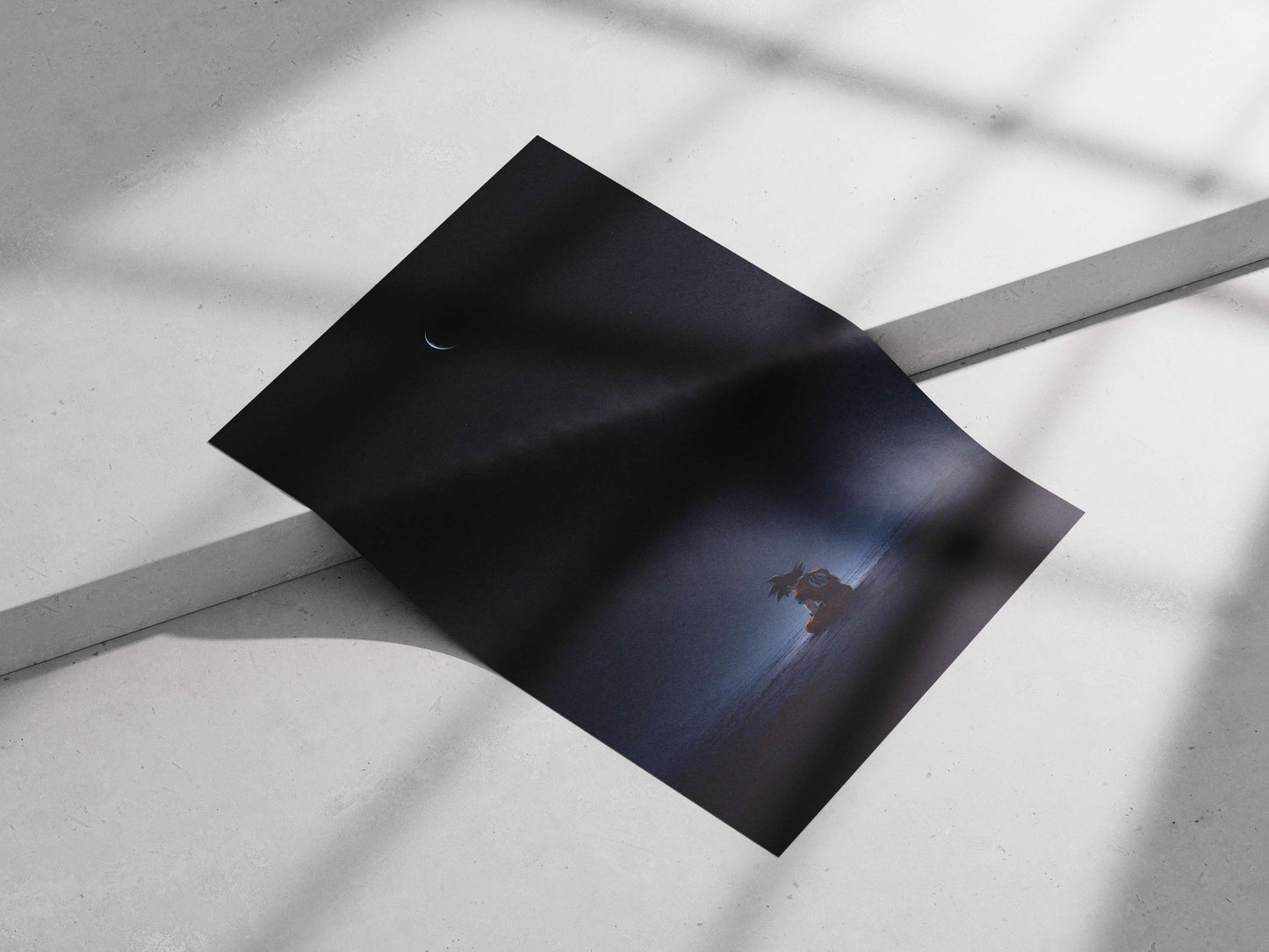 Son Goku from Dragon Ball Main Subject: Son Goku from Dragon Ball Matte poster print — Anime wall art India | PosterBoizz