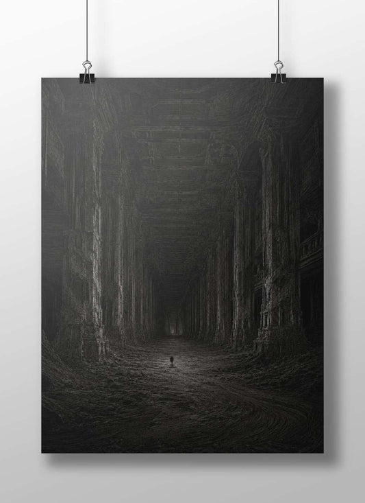 Unspecified Human Silhouette Modern Digital Matte BoizzBoard rigid print — Art wall art India | PosterBoizz