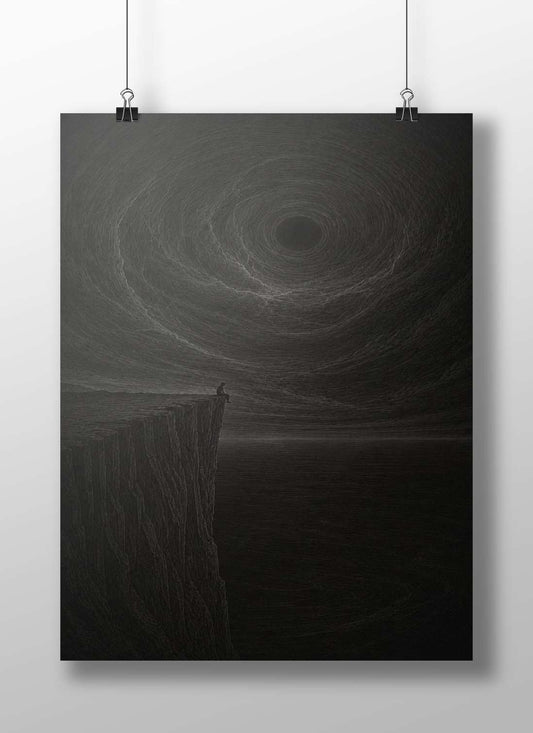 Silhouette Figure Abstract/Conceptual Art Modern Digital Matte BoizzBoard rigid print — Art wall art India | PosterBoizz