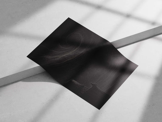 Unidentified Human Figure None / Independent Artwork Modern Digital (Contemporary Noir Style) Matte poster print — Art wall