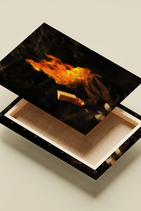 Agni (Hindu fire god) Agni - Flaming Heart Poster