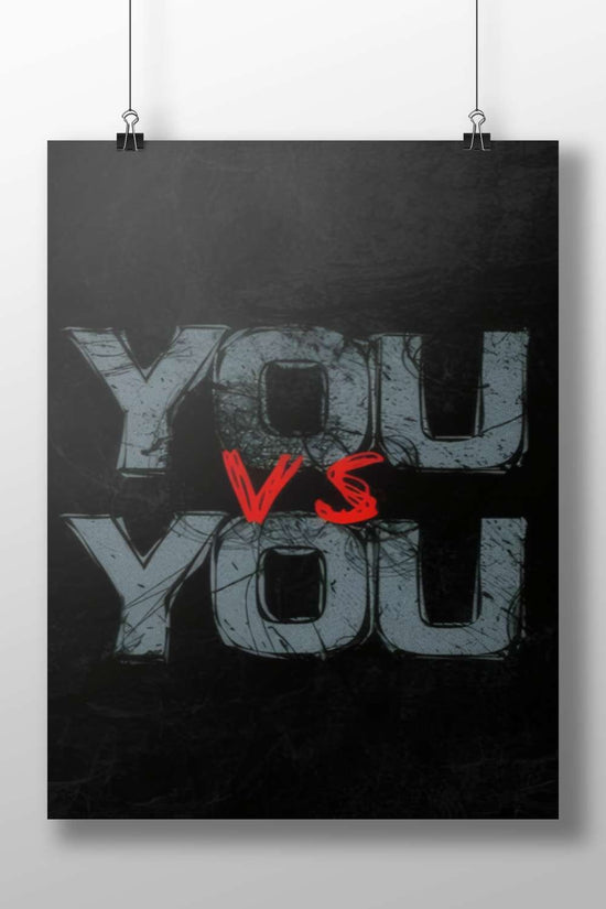 You Vs You - Street Fighter Iconic Poster