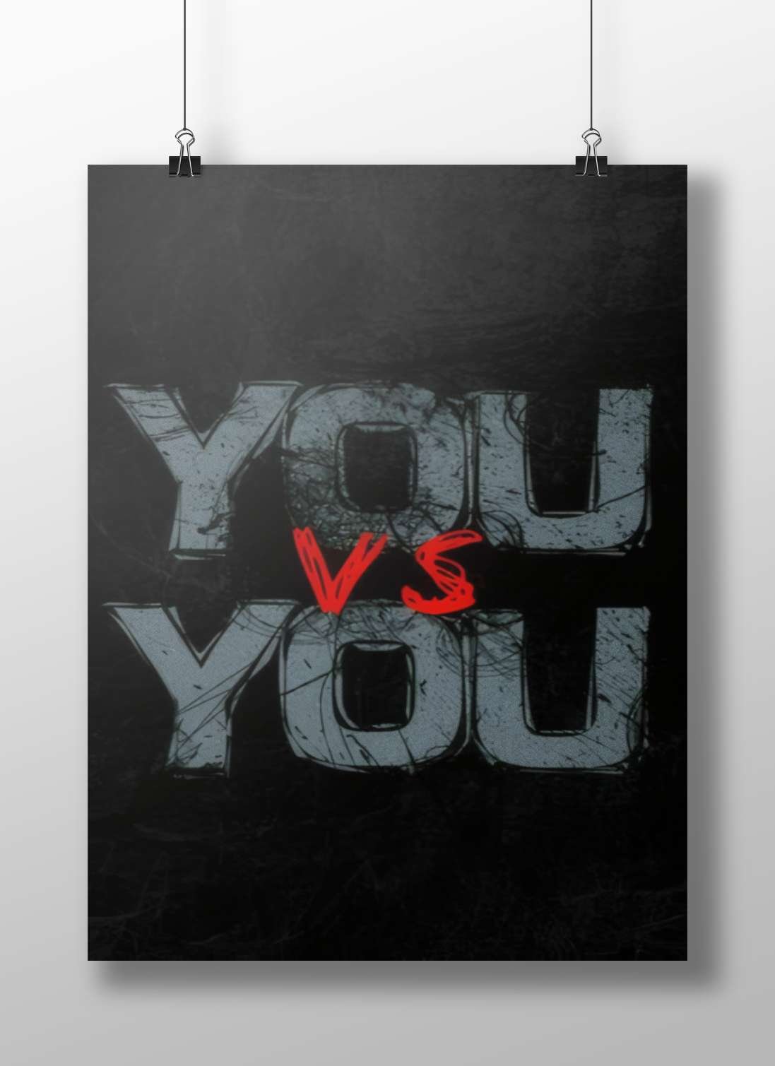 You Vs You - Street Fighter Iconic Poster