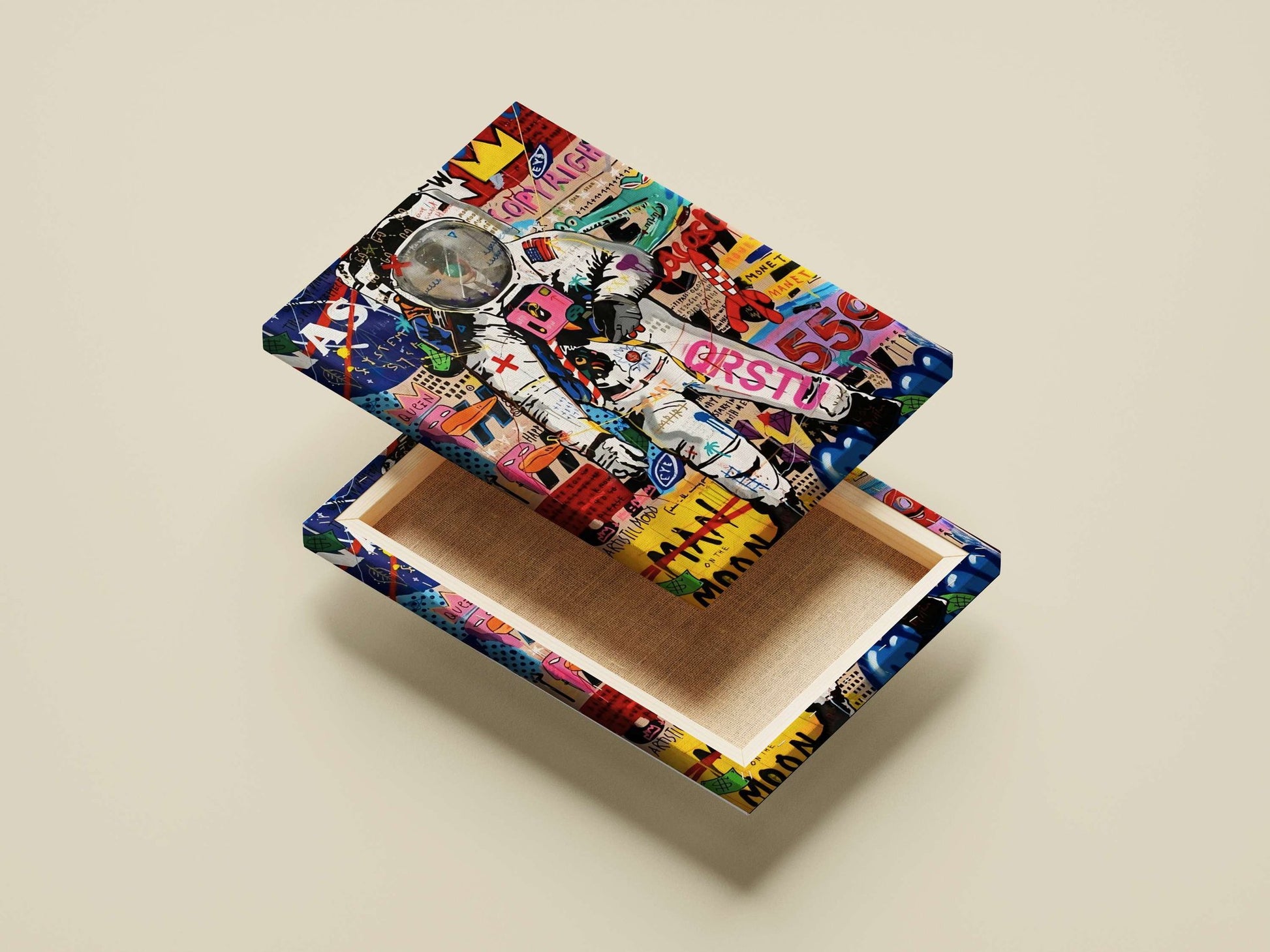 NASA astronaut Main Subject: NASA astronaut Canvas wall art — Hollywood wall art India | PosterBoizz