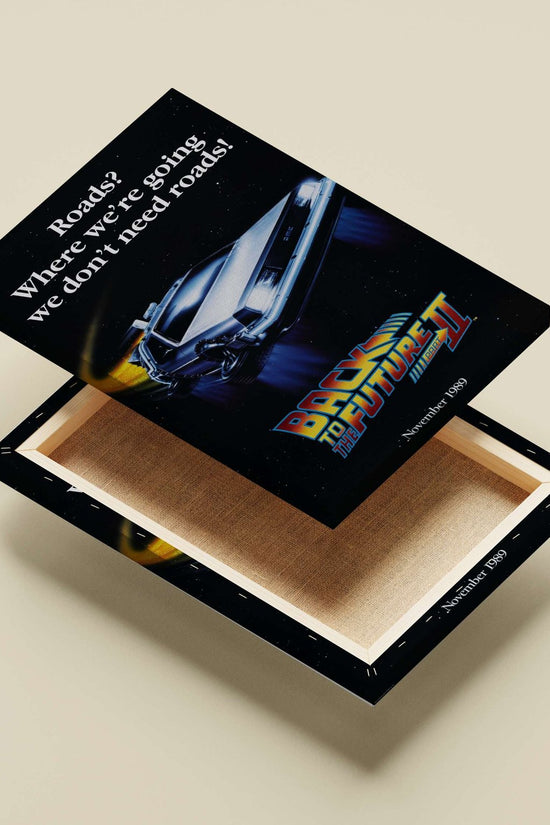 DeLorean DMC-12 from Back to the Future Part II Doc Brown'S Time Machine Poster