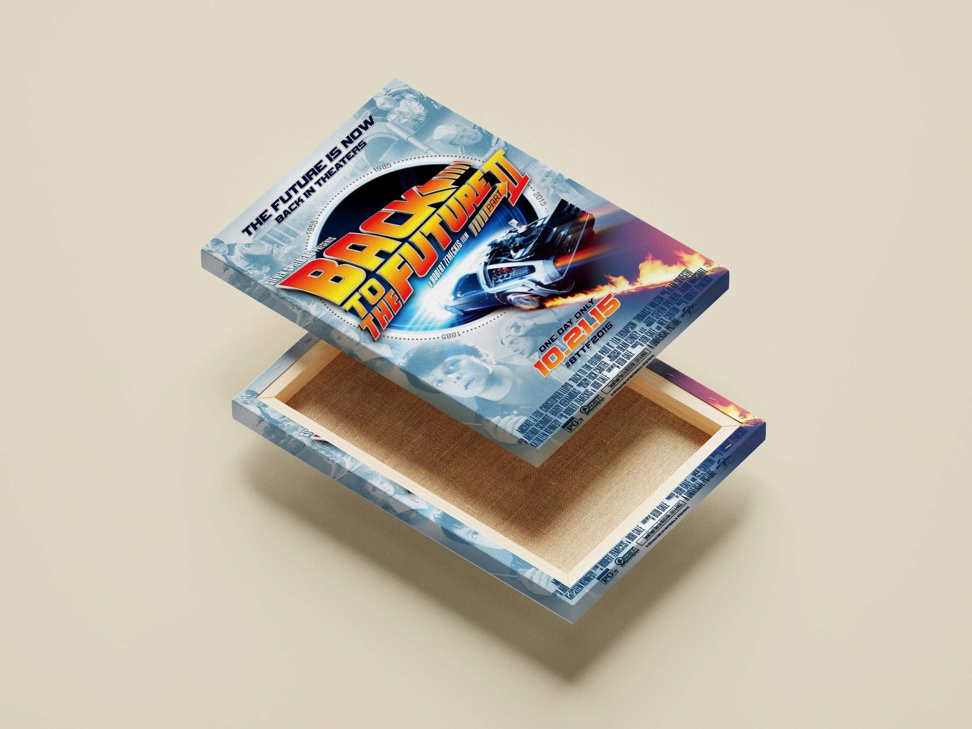 DeLorean DMC-12 (Back to the Future Part II franchise) Marty Mcfly'S Time Machine Poster