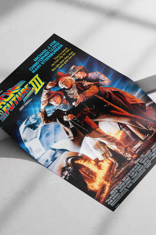 Back to the Future Part III (movie) Marty Mcfly - Time Travel Icon Poster