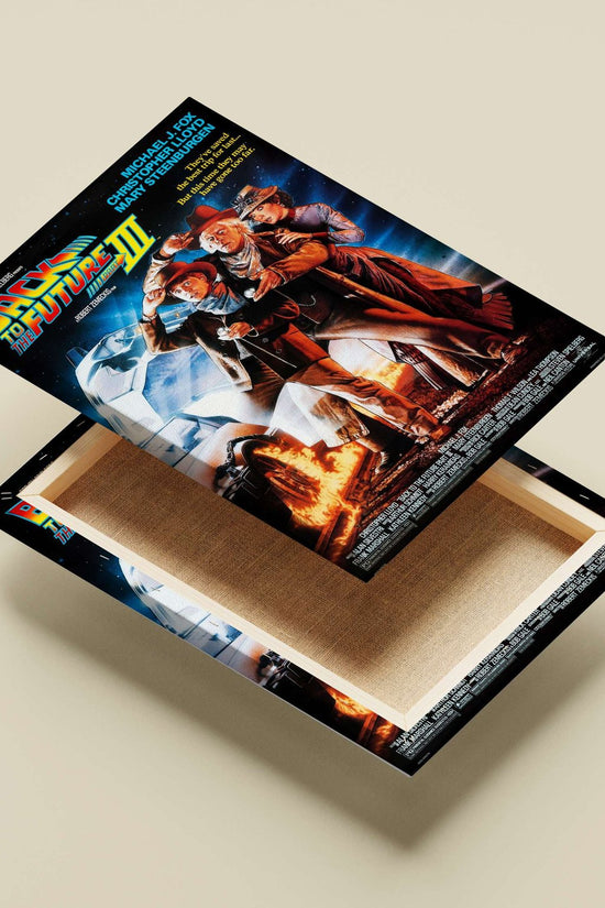 Back to the Future Part III (movie) Marty Mcfly - Time Travel Icon Poster