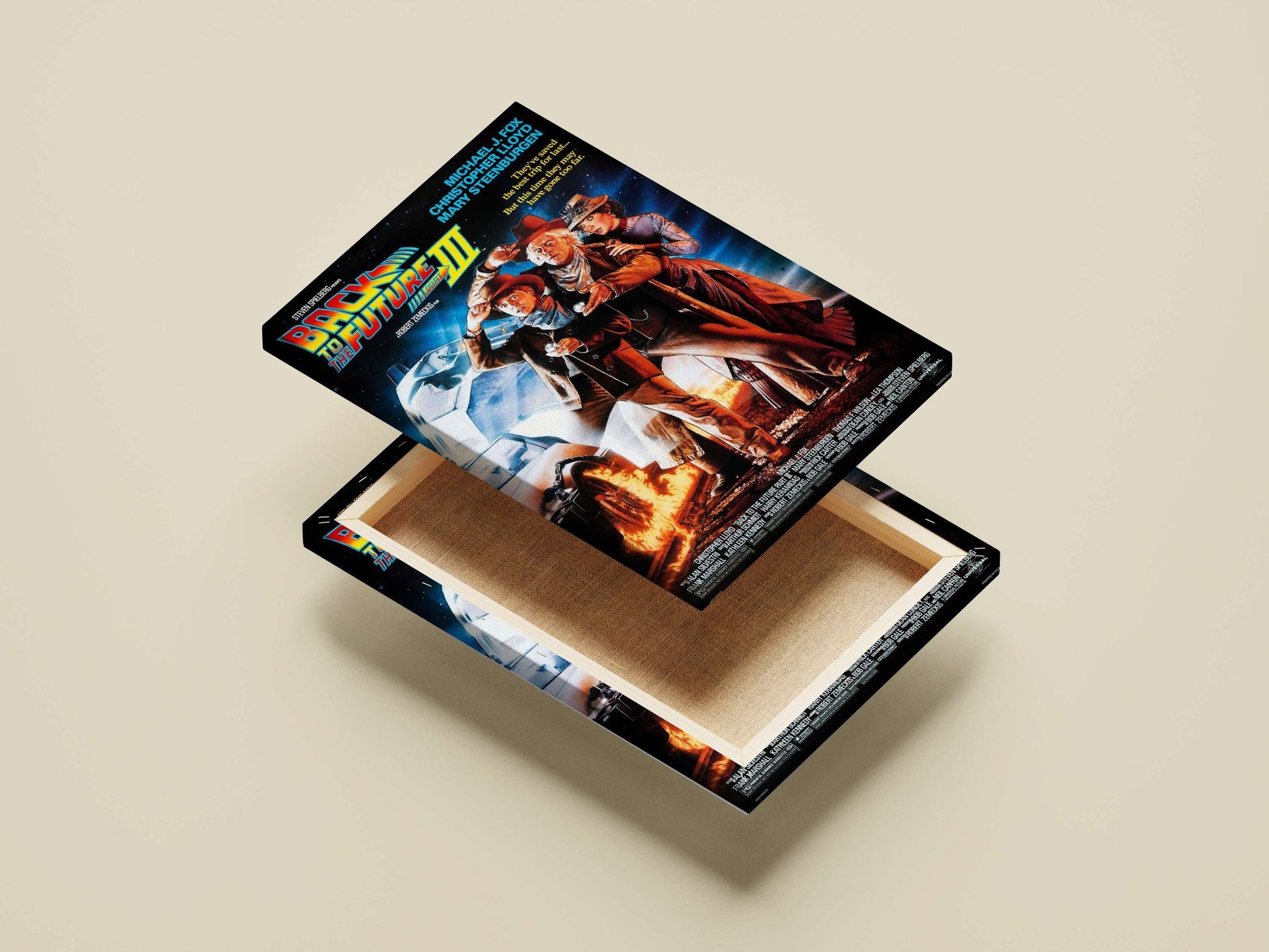 Back to the Future Part III (movie) Marty Mcfly - Time Travel Icon Poster