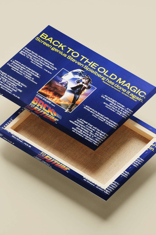 Back to the Future (film) Marty Mcfly Time Machine Poster