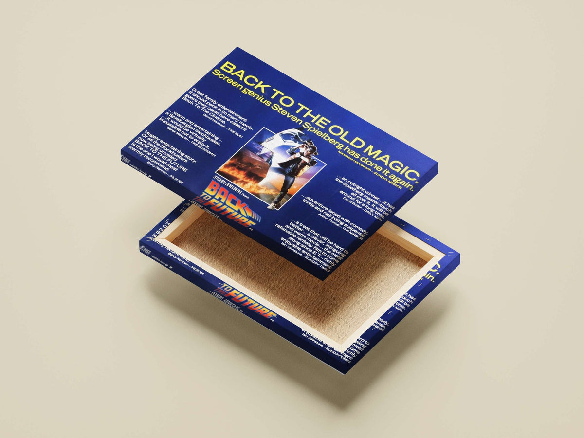 Back to the Future (film) Marty Mcfly Time Machine Poster