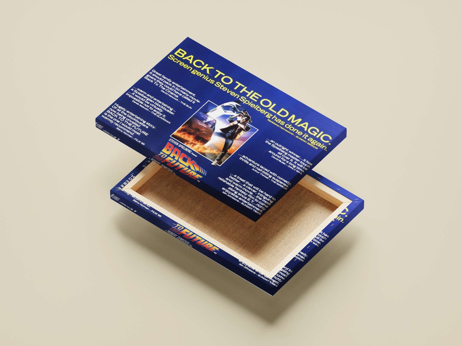 Back to the Future (film) Marty Mcfly Time Machine Poster