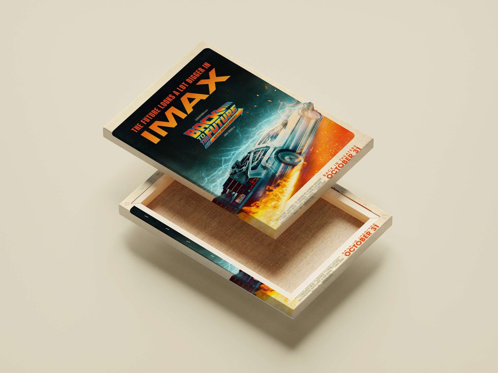 Back to the Future franchise featuring the DeLorean DMC-12 car model Marty Mcfly'S Time Machine
