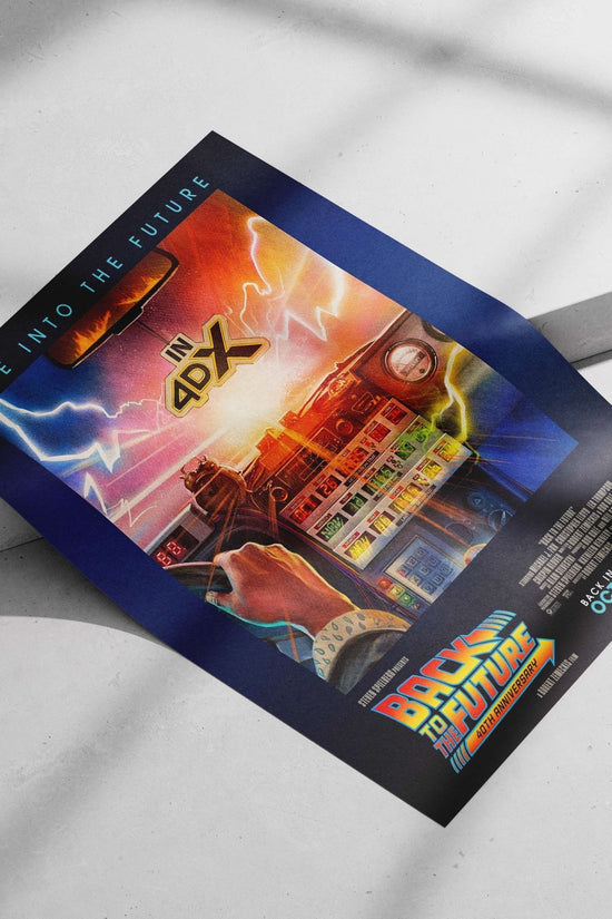 Back to the Future franchise (specifically the 40th Anniversary poster for the movie) Marty Mcfly