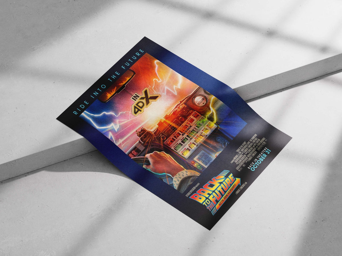 Back to the Future franchise (specifically the 40th Anniversary poster for the movie) Marty Mcfly