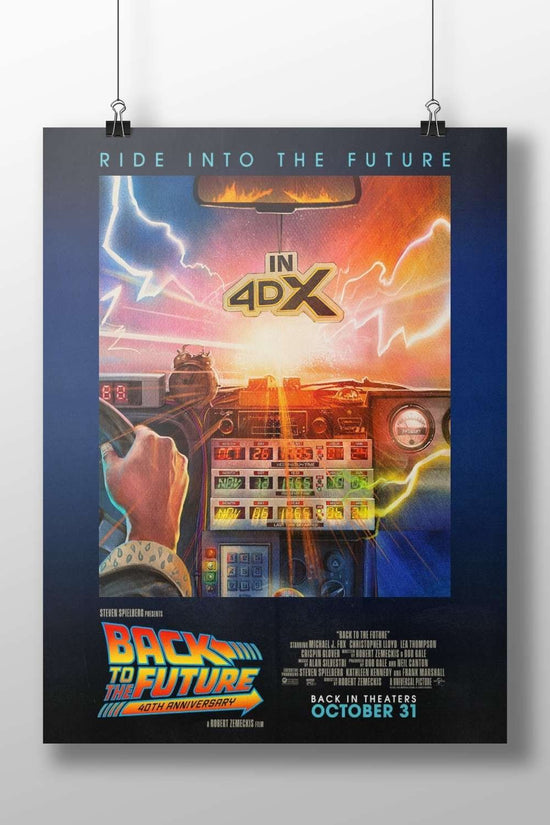 Back to the Future franchise (specifically the 40th Anniversary poster for the movie) Marty Mcfly