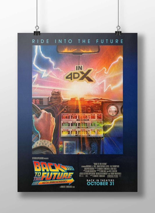 Back to the Future franchise (specifically the 40th Anniversary poster for the movie) Marty Mcfly
