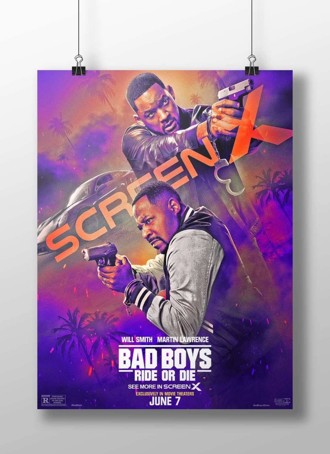 Bad Boys: Ride or Die franchise Miami Vice - Iconic Partners Poster