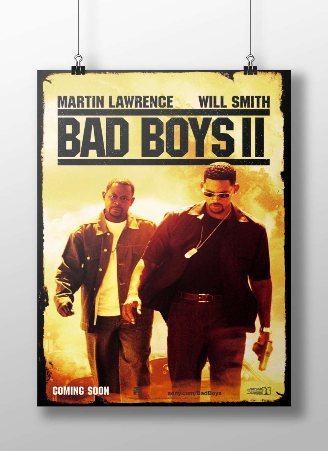 The movie "Bad Boys II" featuring actors Martin Lawrence and Will Smith. Bad Boys Ii