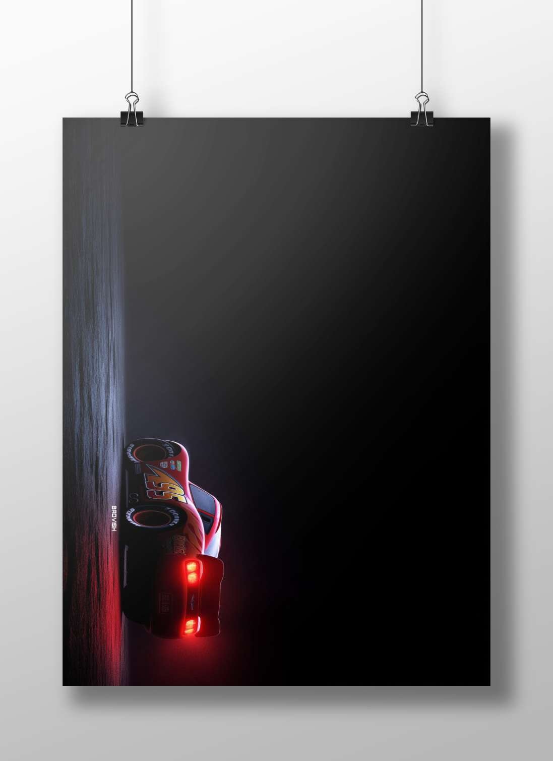 Lightning McQueen (Disney/Pixar's Cars franchise) Main Subject: Lightning McQueen (Disney/Pixar's Cars franchise) Matte