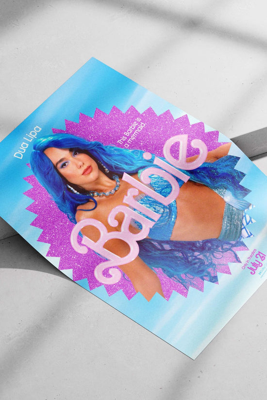 Dua Lipa as a mermaid Barbie from the Barbie franchise Dua Lipa - Mermaid Barbie
