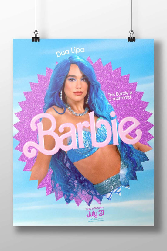 Dua Lipa as a mermaid Barbie from the Barbie franchise Dua Lipa - Mermaid Barbie