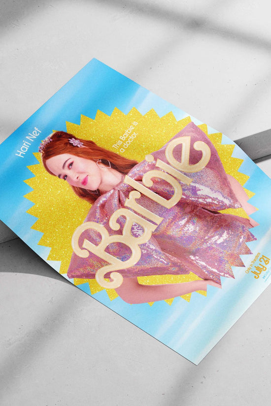 Barbie (the 2023 film character portrayed by Hari Nef) Barbie - Iconic Pop Art Poster
