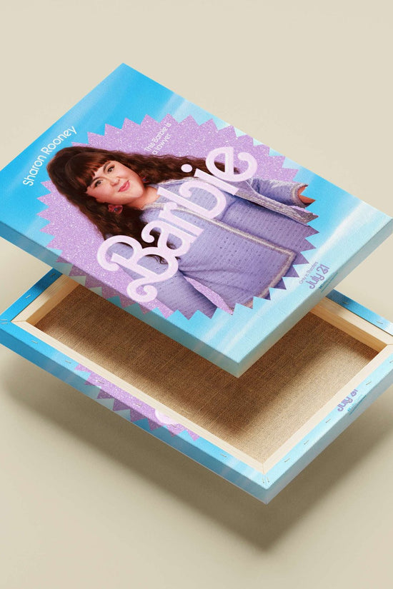 Sharon Rooney (real name) as a lawyer-themed Barbie character in the Barbie franchise Barbie Law