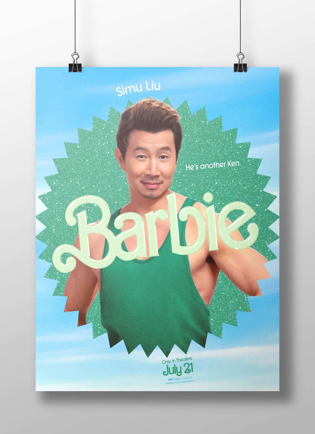 Simu Liu - Action Hero Pop Art Poster