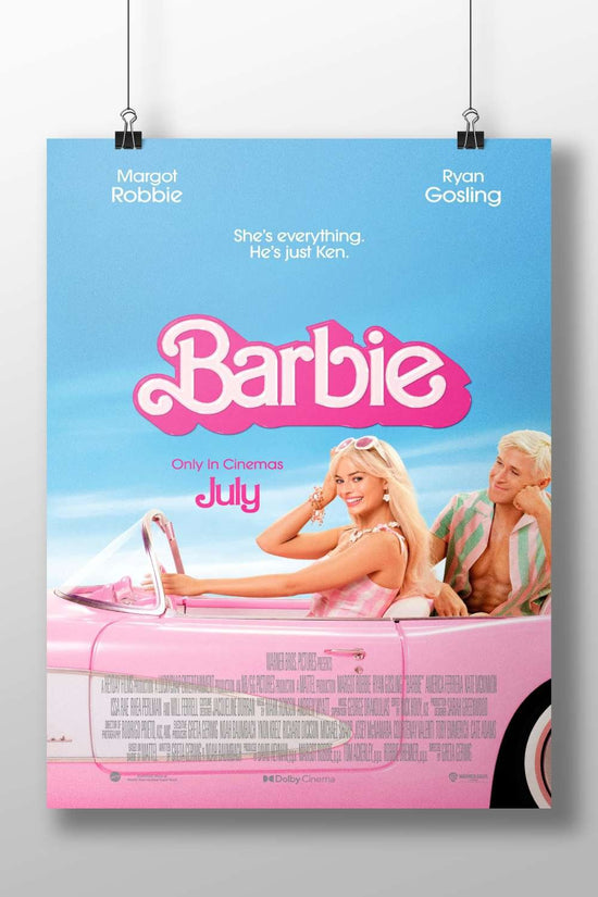 The 2023 "Barbie" film (part of the Barbie franchise, starring Margot Robbie and Ryan Gosling)