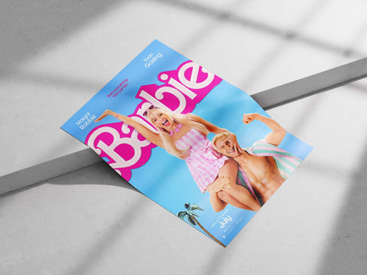 Barbie (the 2023 film franchise, specifically featuring Margot Robbie as Barbie and Ryan Gosling as
