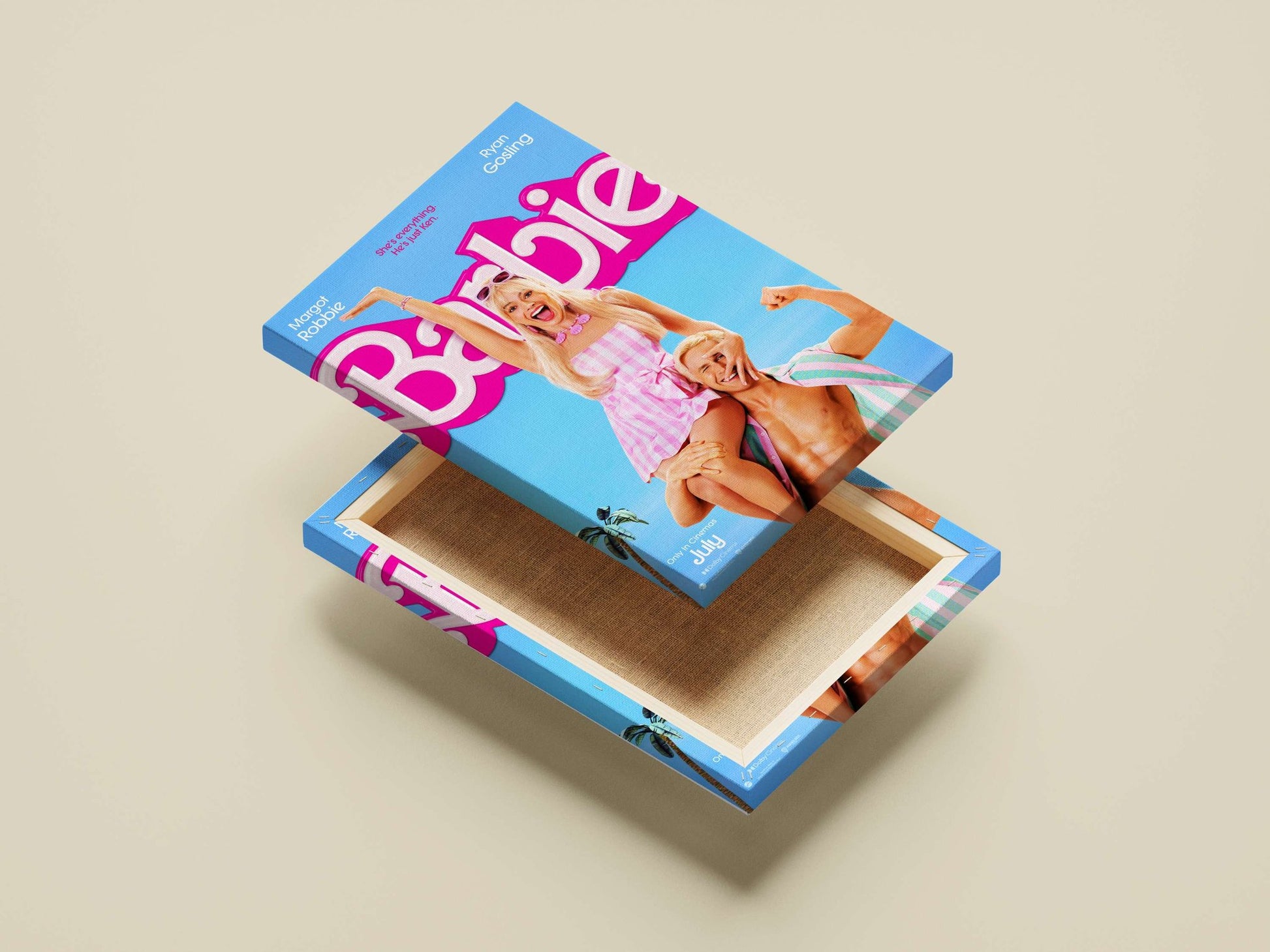 Barbie (the 2023 film franchise, specifically featuring Margot Robbie as Barbie and Ryan Gosling as