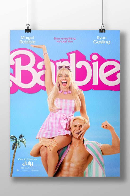 Barbie (the 2023 film franchise, specifically featuring Margot Robbie as Barbie and Ryan Gosling as