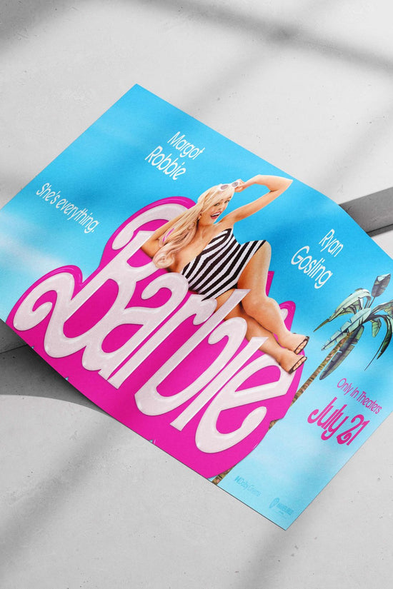 The movie "Barbie" (confirmed by Tesseract OCR's misread text referencing "Barbie" as the franchise) Barbie