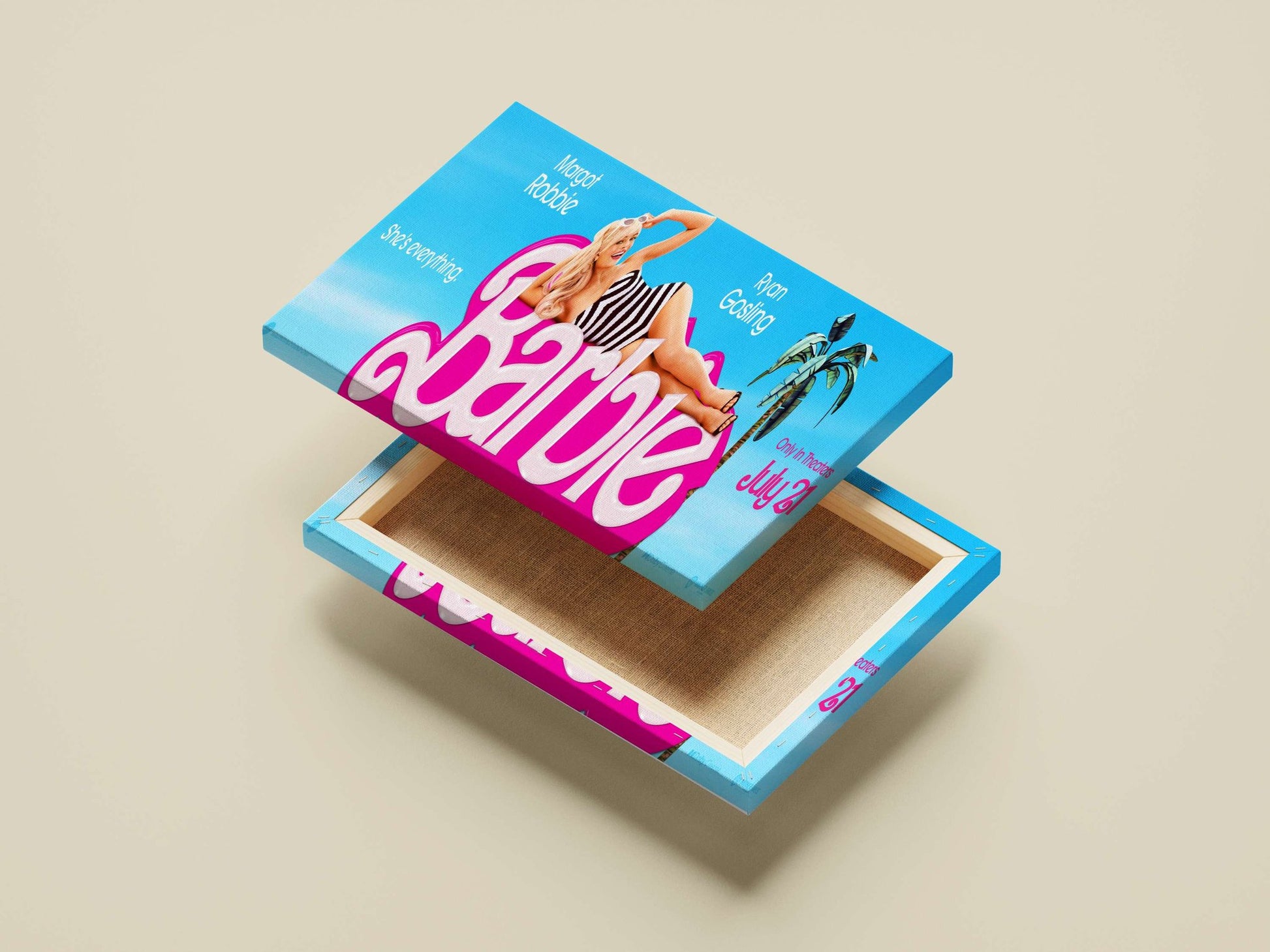 The movie "Barbie" (confirmed by Tesseract OCR's misread text referencing "Barbie" as the franchise) Barbie