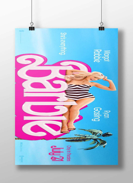 The movie "Barbie" (confirmed by Tesseract OCR's misread text referencing "Barbie" as the franchise) Barbie
