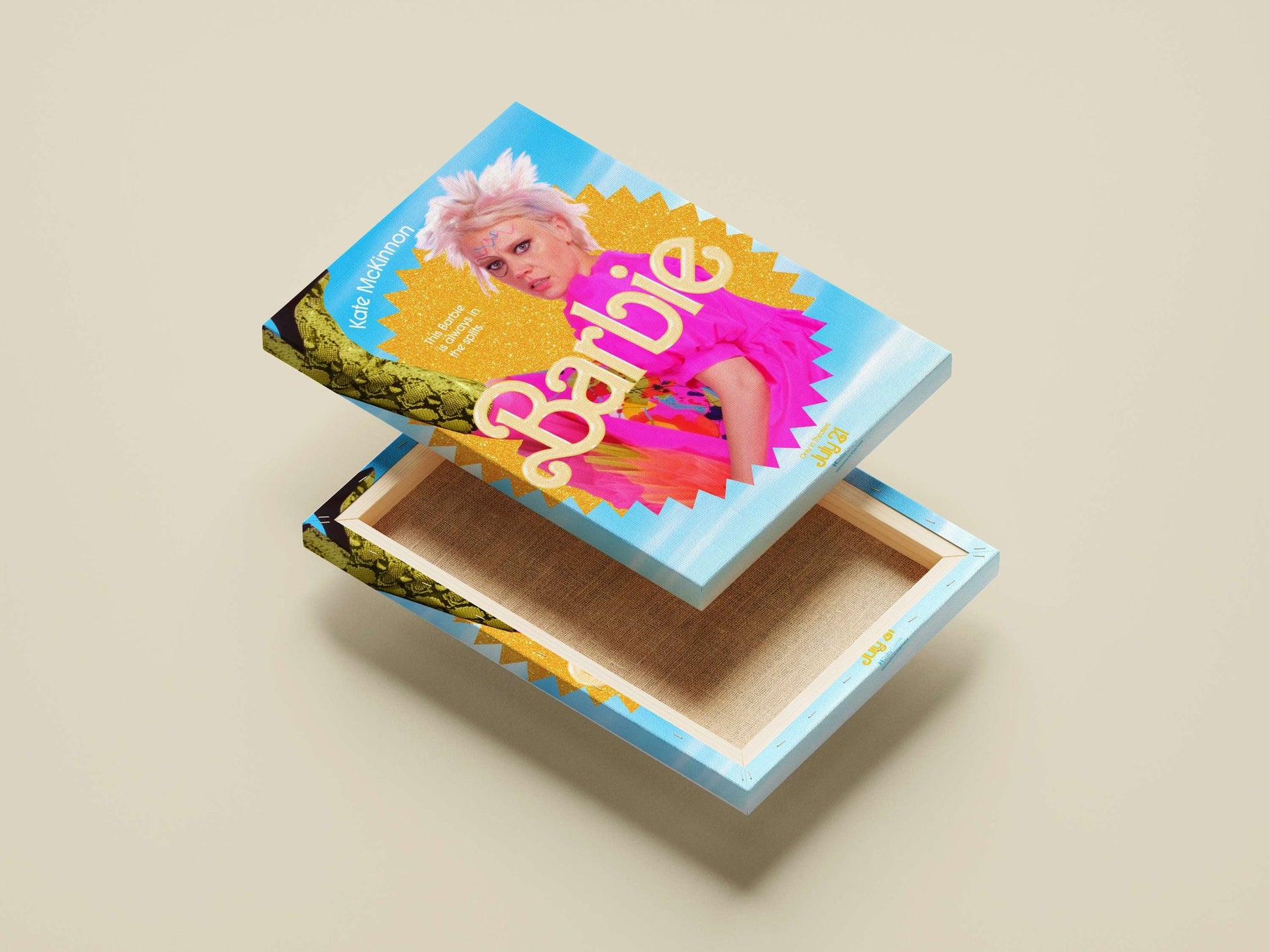 The 2023 film "Barbie" (Warner Bros. franchise) Barbie Dreamhouse - Pop Art Poster