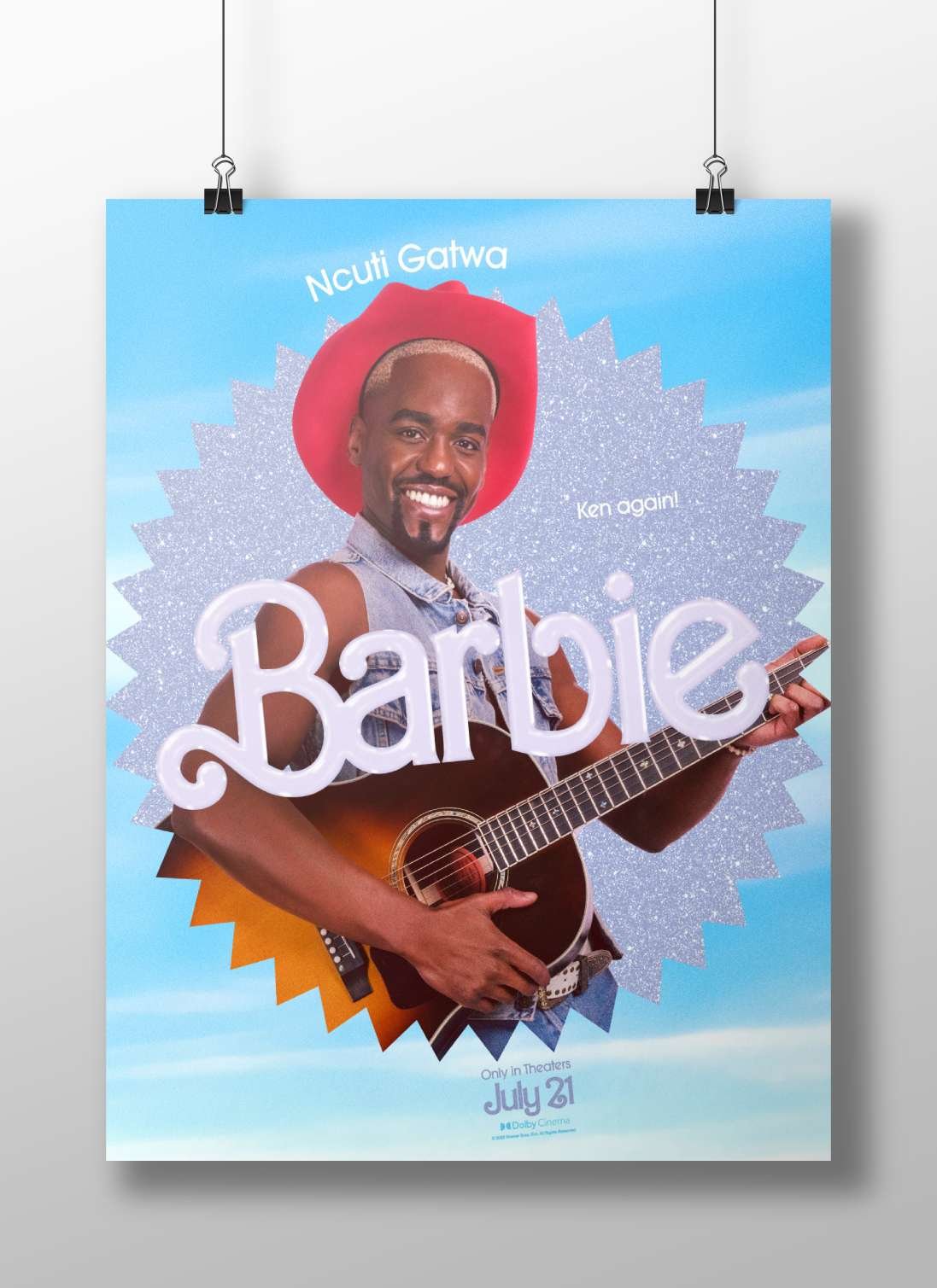 Ken, the character from the Barbie franchise Ken Iconic Pop Art Poster