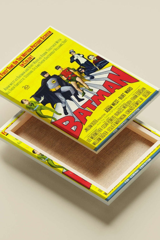 1966 Batman film starring Adam West (confirmed by OCR text "ADK WEST: Bt" as "Adam