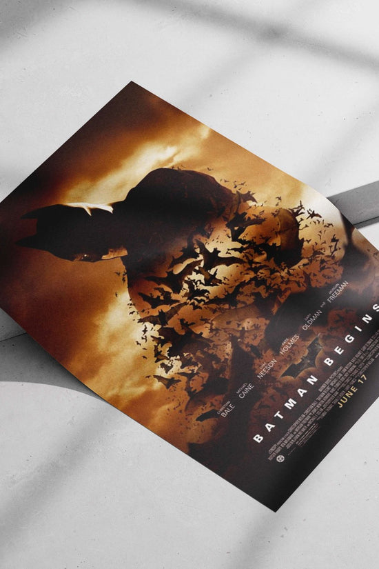 Batman (DC Comics franchise, specifically the film "Batman Begins") Bruce Wayne - Gotham Icon Poster