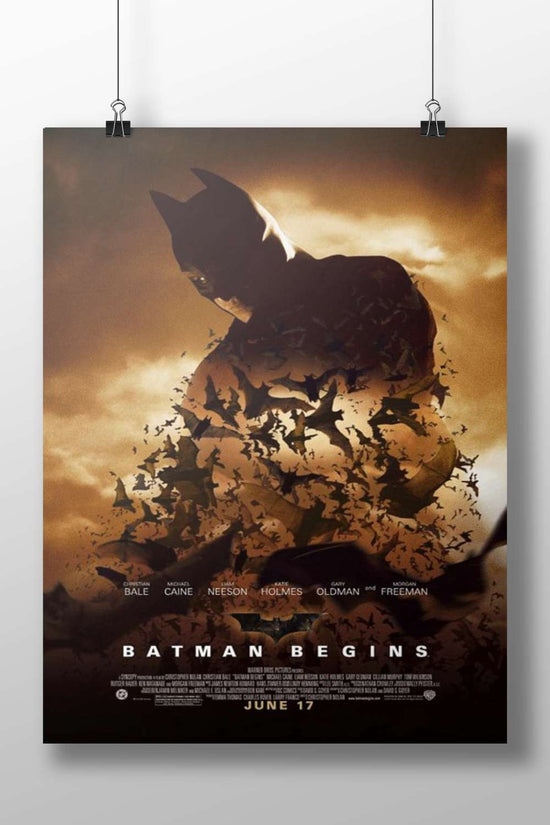 Batman (DC Comics franchise, specifically the film "Batman Begins") Bruce Wayne - Gotham Icon Poster