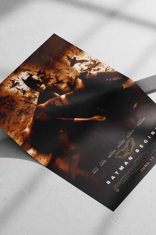 Batman (from the Batman franchise, specifically "Batman Begins") Batman - Dark Knight Begins Poster