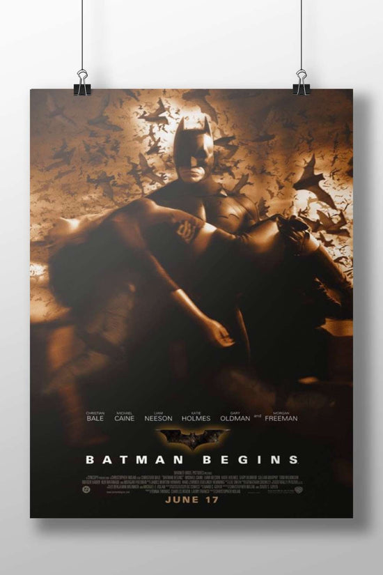 Batman (from the Batman franchise, specifically "Batman Begins") Batman - Dark Knight Begins Poster