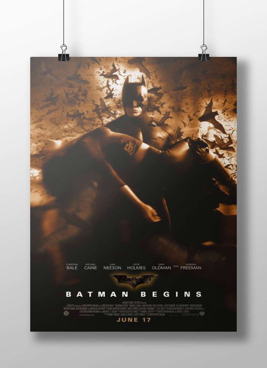 Batman (from the Batman franchise, specifically "Batman Begins") Batman - Dark Knight Begins Poster
